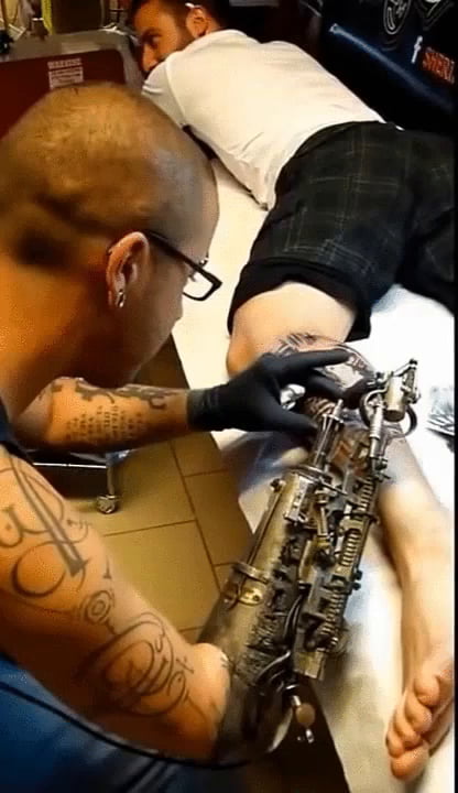 The Worlds First Prosthetic Tatt