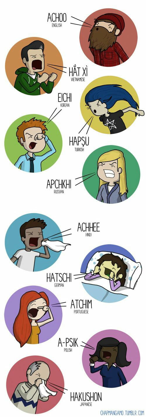How is sneezing called in your language?
