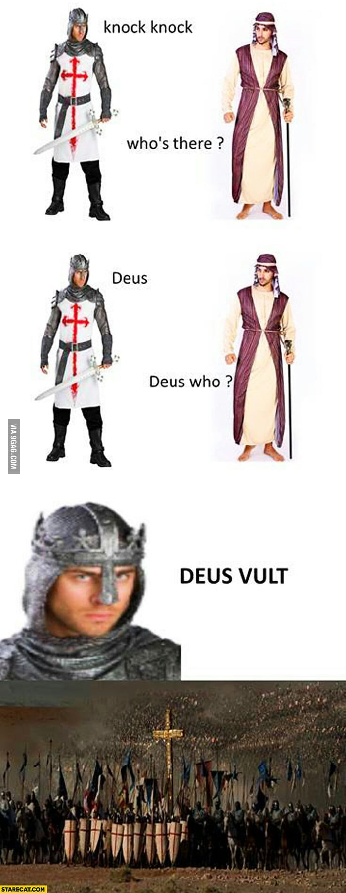Deus Vult non-believers - 9GAG