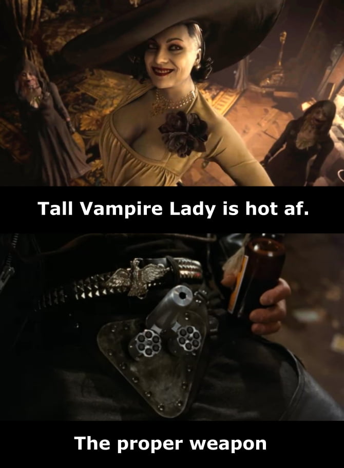 Resident Evil Tall Vampire Lady Meme Am Wintersun 5821