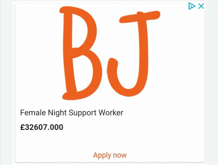 Very Odd Job Being Advertised 9GAG