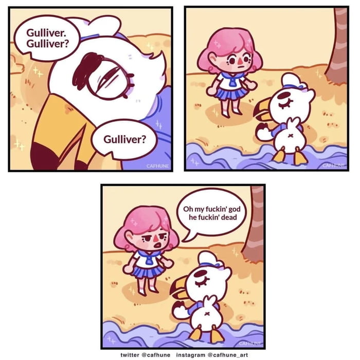 Gulliver is just going thru it leave him alone - 9GAG
