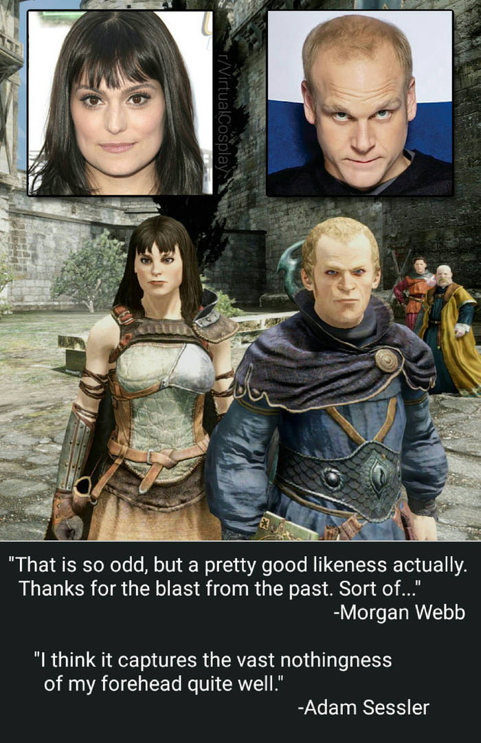 When The Hosts Of X Play See Themselves Recreated In Dragon S Dogma By Fans 9gag