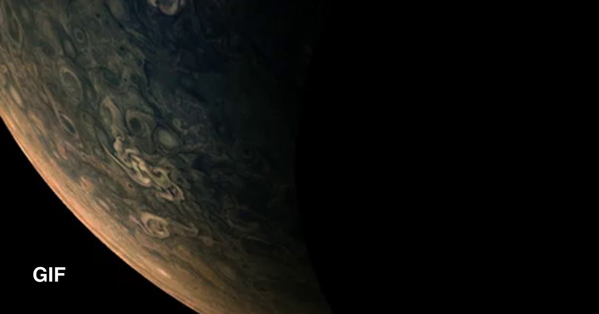 Jupiter Flyby Footage From Nasas Juno Probe 9gag