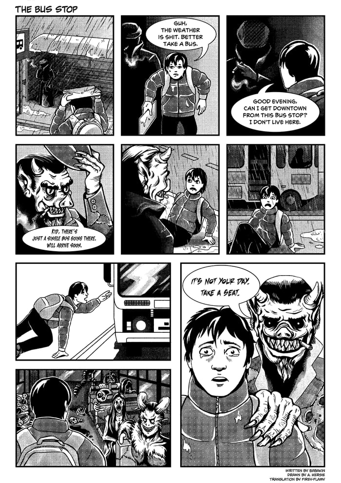 2 short horror comic 9GAG