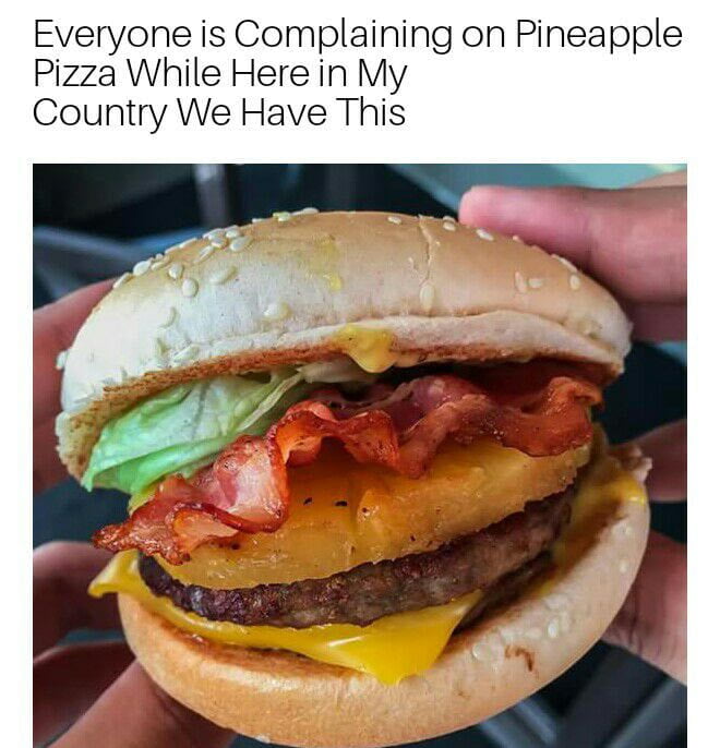 Pineapple On Burger 9gag