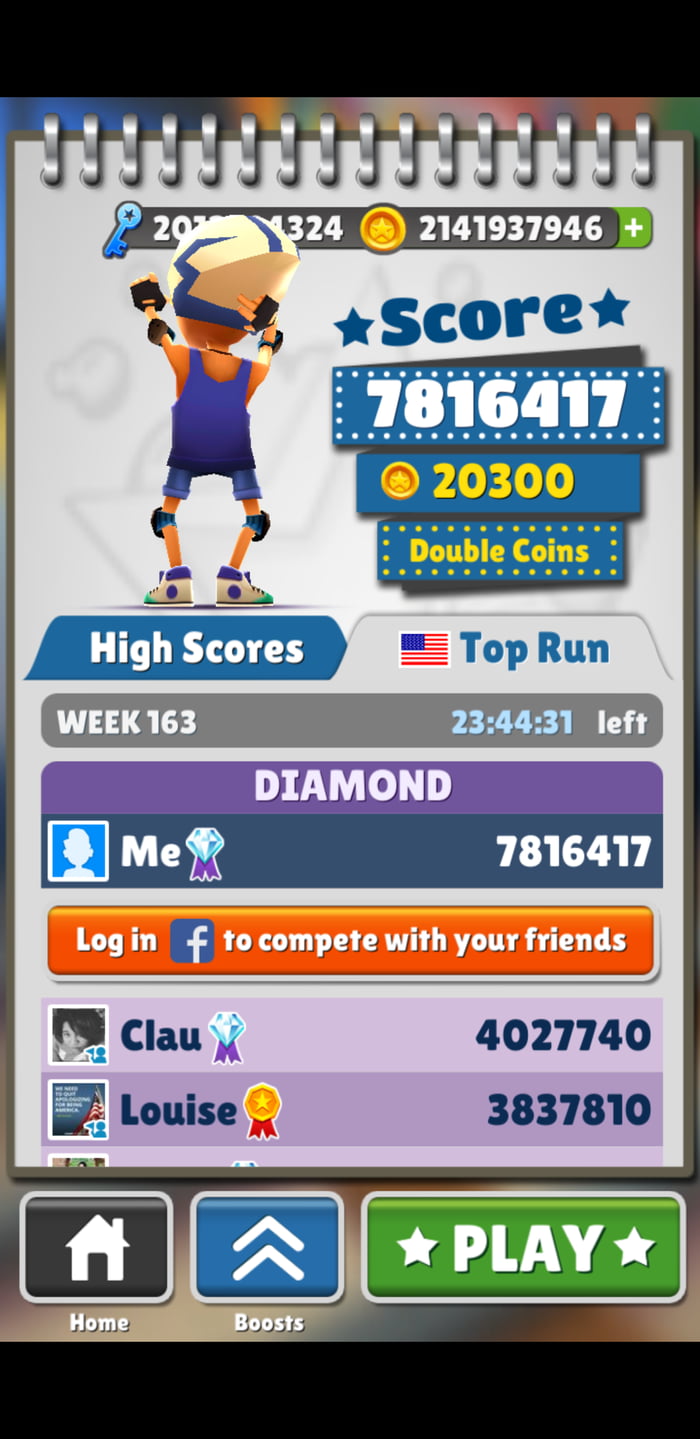 Subway Surfers High Score