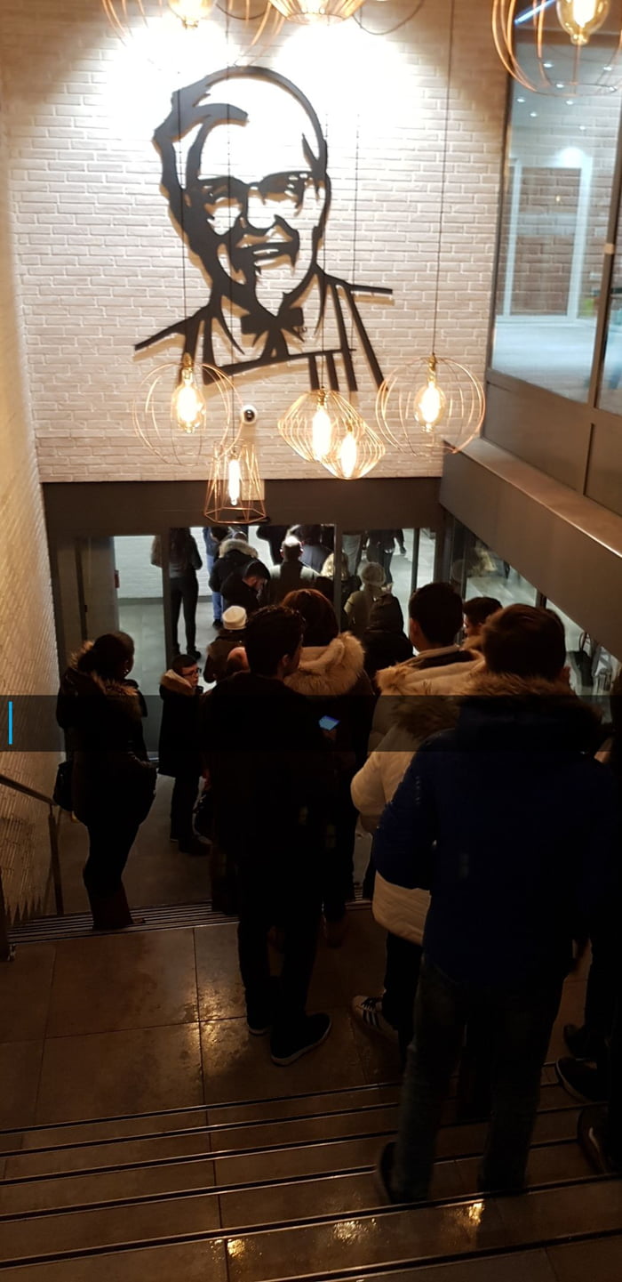 So, the first KFC in Switzerland just opened. I waited 1.5 hours to get