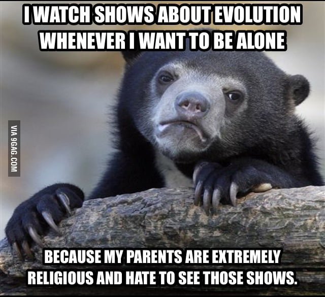 I like to watch shows about evolution... - 9GAG