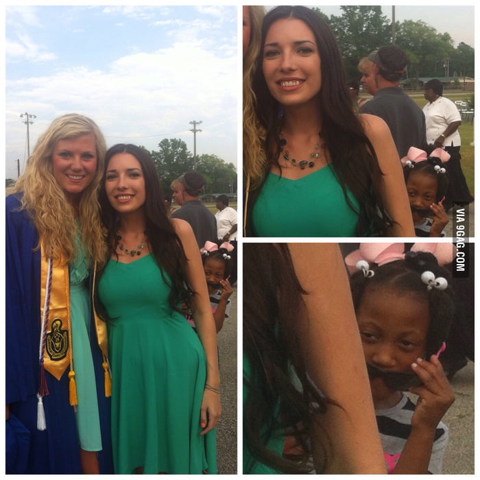 Browsing through the graduation photos when suddenly... - 9GAG