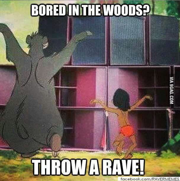 Throw a rave ! 9GAG