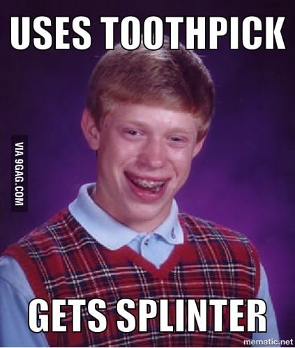 Thats some bad luck. - 9GAG