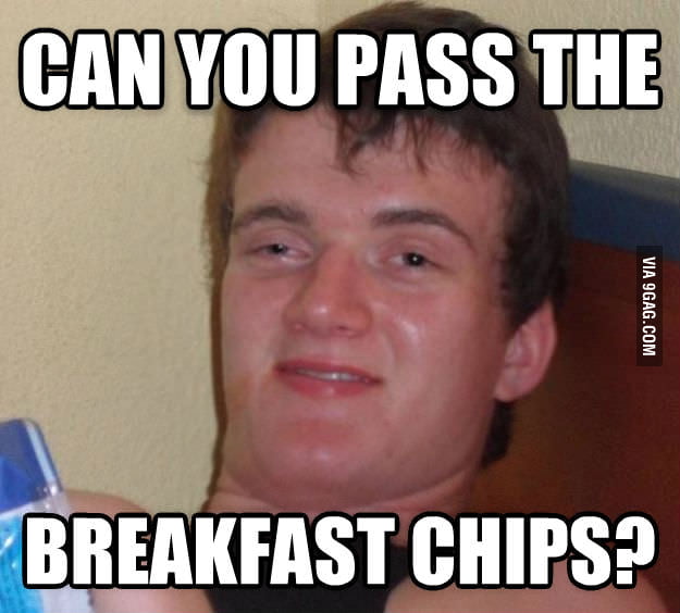 Corn flakes. She wanted corn flakes. - 9GAG