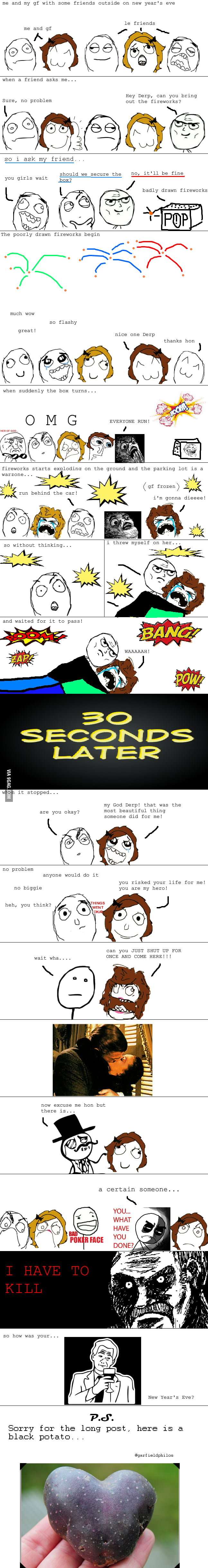 New Year Rage Comic - 9GAG