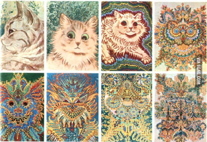 The Evolution Of Louis Wain English Artist With Schizophrenia Known   ABQbAjP 700b 