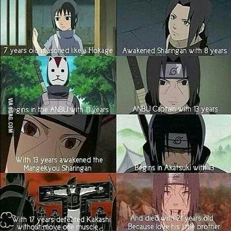 Itachi Uchiha The Hero In The Shadow 9gag