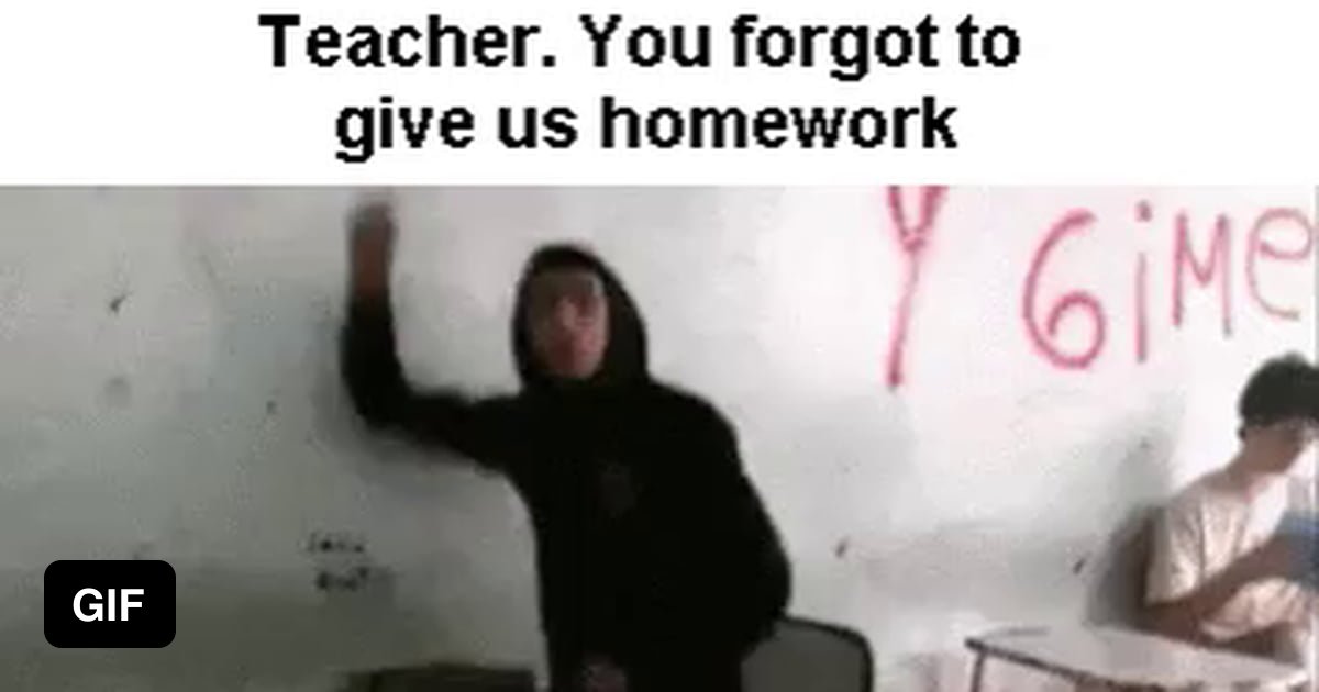 the teacher gave us a lot of homework