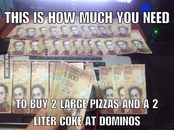 The Highest Value Bill In Venezuela Is 100 Bolivares 9GAG