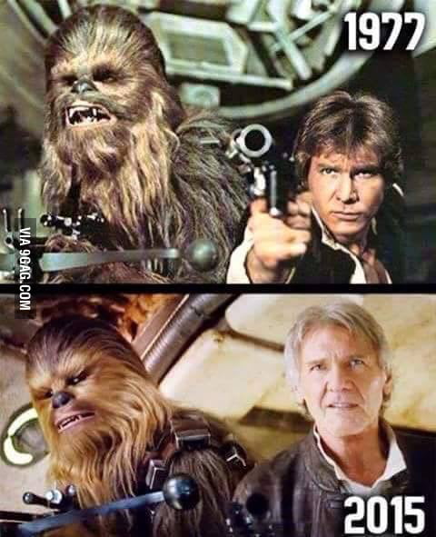 I liked the dirty fuzzy Old Chewbacca more than the nee l'oreal version ...