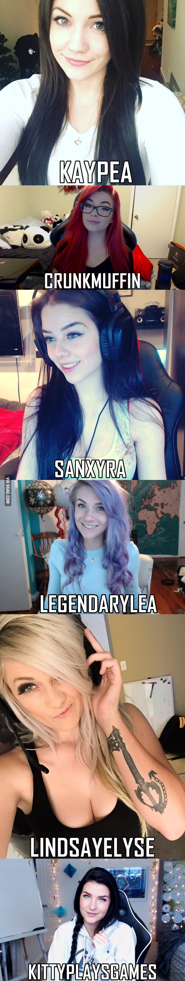 My favorite Twitch tv girls Looks personality 10 10 9GAG 