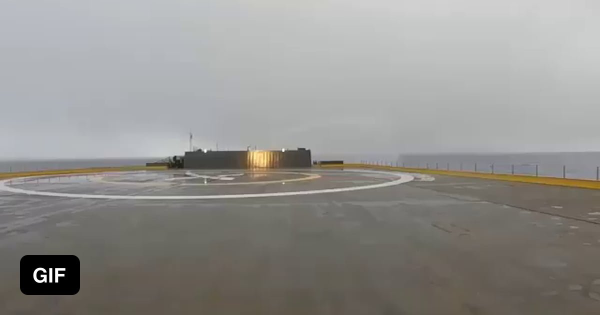 SpaceX falcon 9 vertical landing on a barge - Jan. 17, 2016... Whoaaa ...