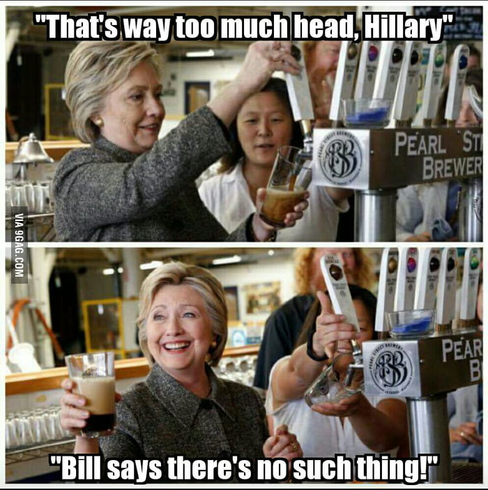 At least she can laugh at herself #bern - 9GAG