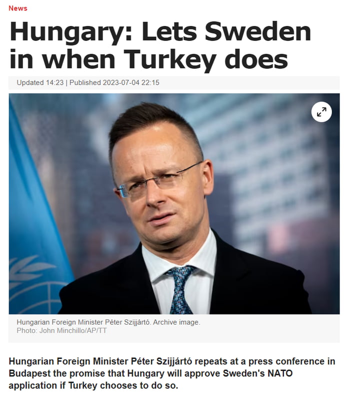 Hungarian FM, Péter Szijjártó, Promises That Hungary Will Not Stand In ...