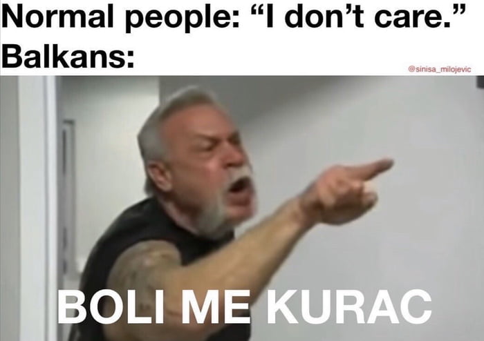 Boli Me Kurac Translation In English