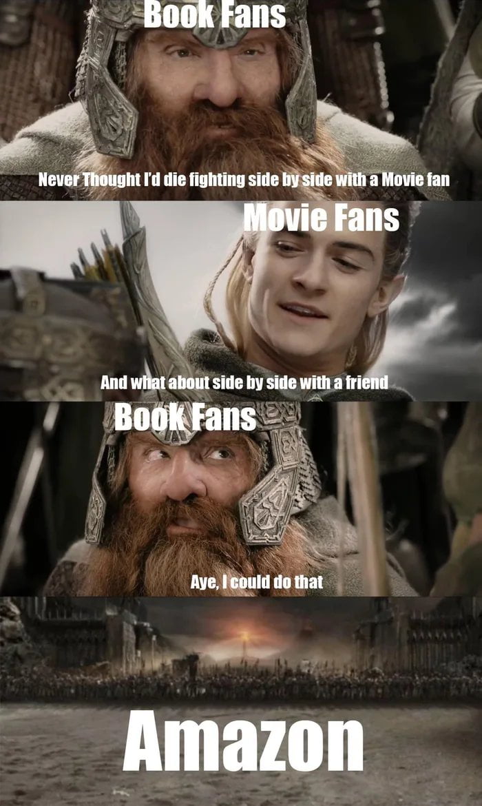 Tolkien is turning in his grave amazon did it destroyed tokkien