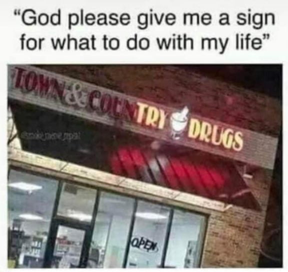 Hell of a sign - 9GAG
