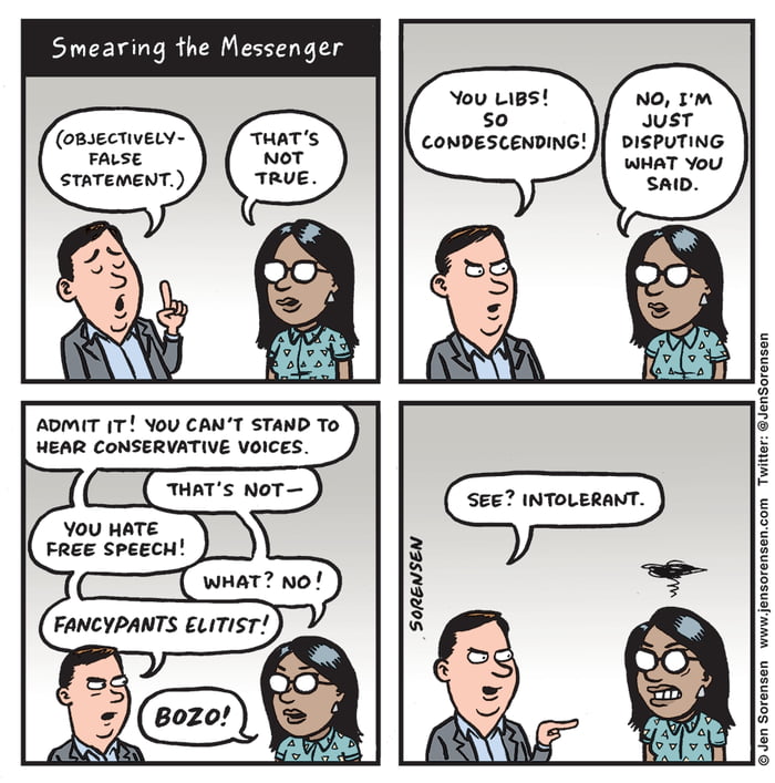 Smearing The Messenger - 9GAG