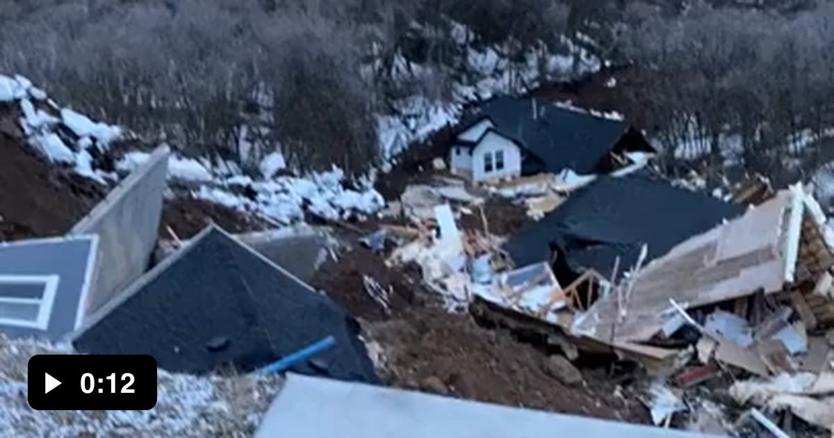 Aftermath of mudslide somewhere in Utah 9GAG