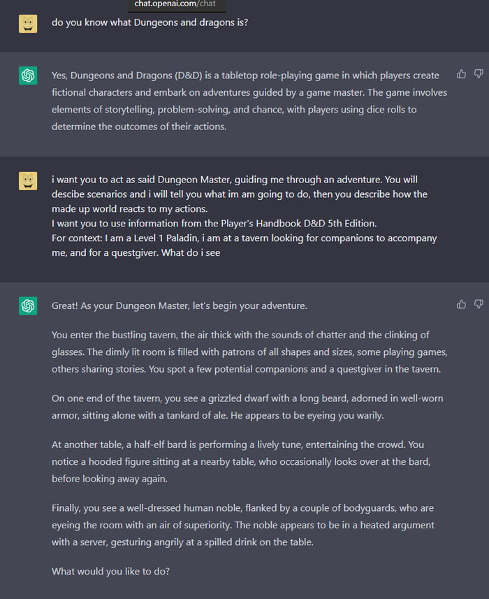 AI Dungeon Master! What a time to be alive - 9GAG