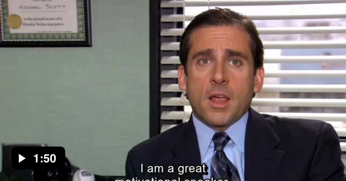 Since we are all in quarantine, I will be posting one random clip of - Office Season 7 Episode 19 Minute 14 45