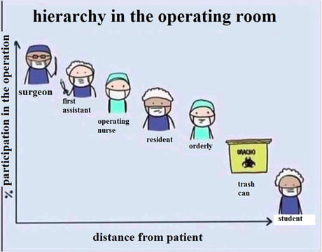 Hierarchy In The Operating Room 9gag