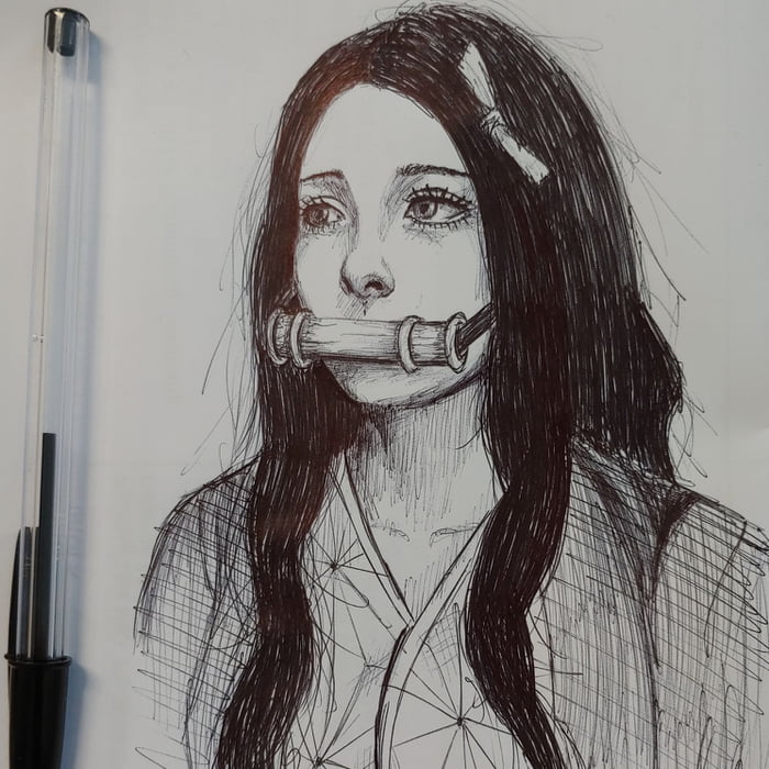 Quick Sketch Of Nezuko From Demon Slayer 9gag