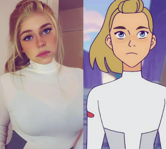 Adora From She Ra And The Princesses Of Power Cosplay Vs Character