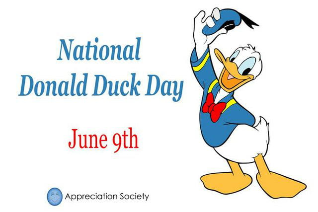 Daily holiday #6 Happy Donald Duck Day, also called the DDD - 9GAG