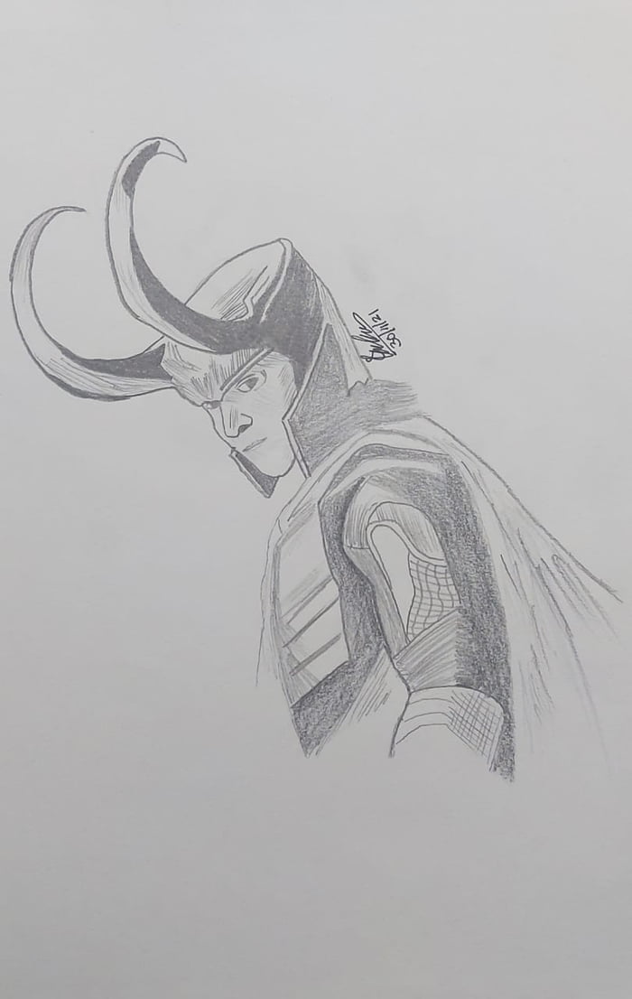 Loki Character Sketch: Marvel Cinematic Universe - THE MOVIE CULTURE