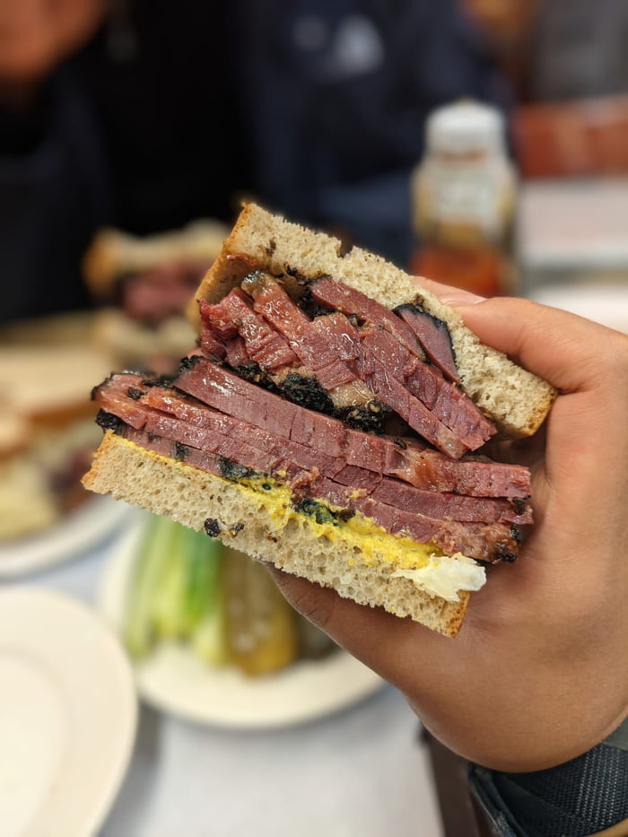 Pastrami on Rye Bread with Mustard 9GAG