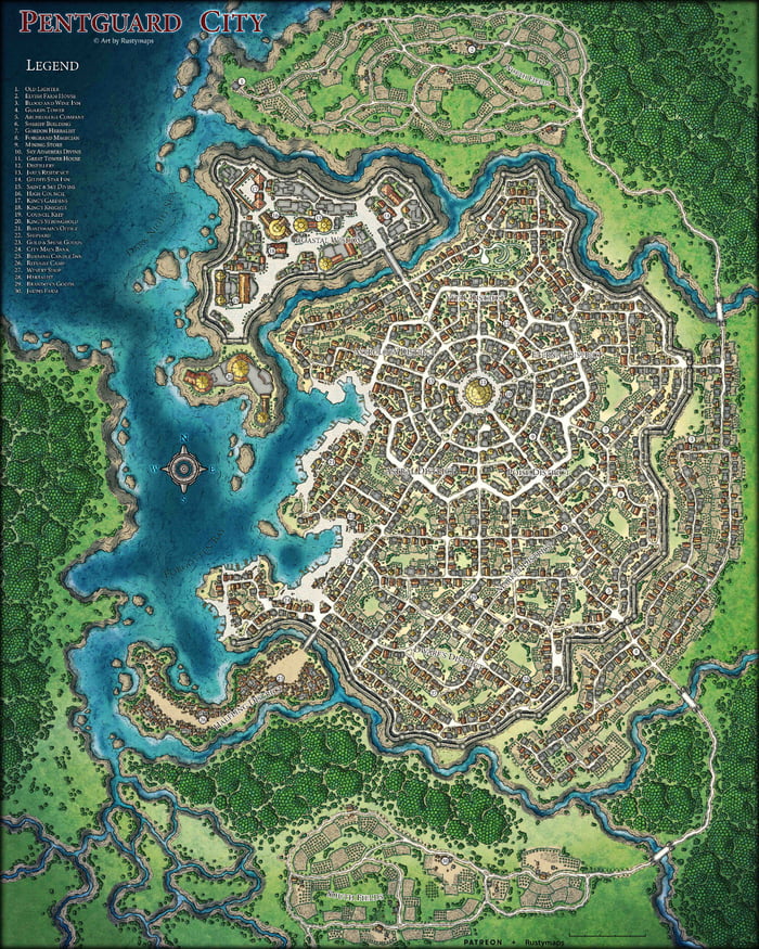 City Maps Dnd 5e D&D City Map For Your Next Campaign - 9Gag