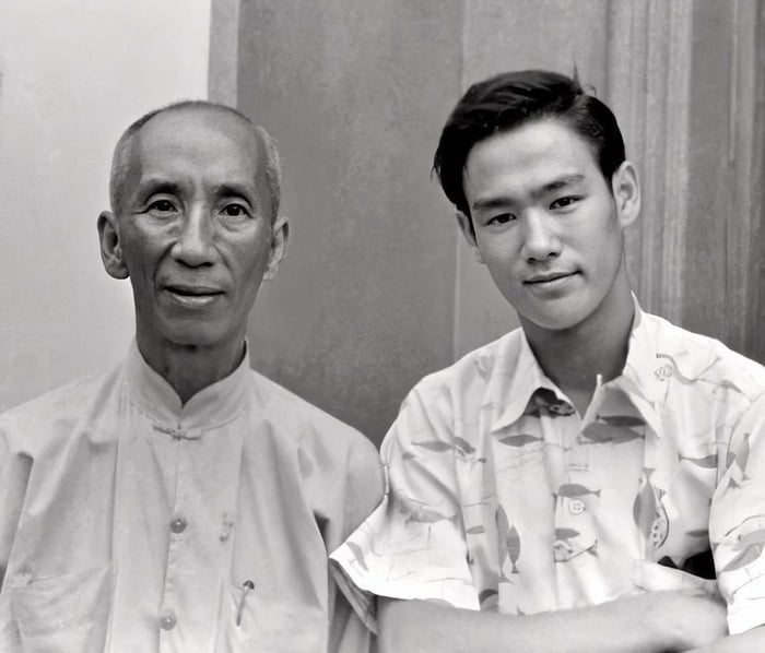 Master Yip Man & Bruce Lee (late 1950's Hong Kong) - 9GAG