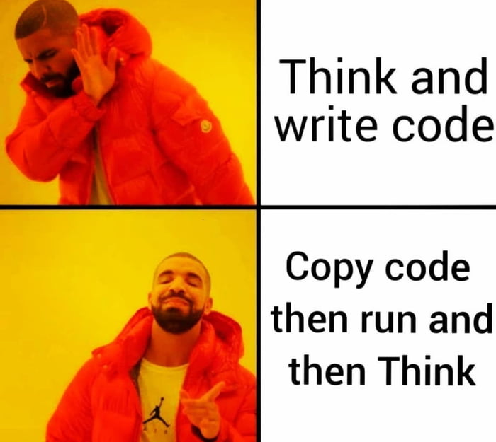 How do y'all write your code? - 9GAG