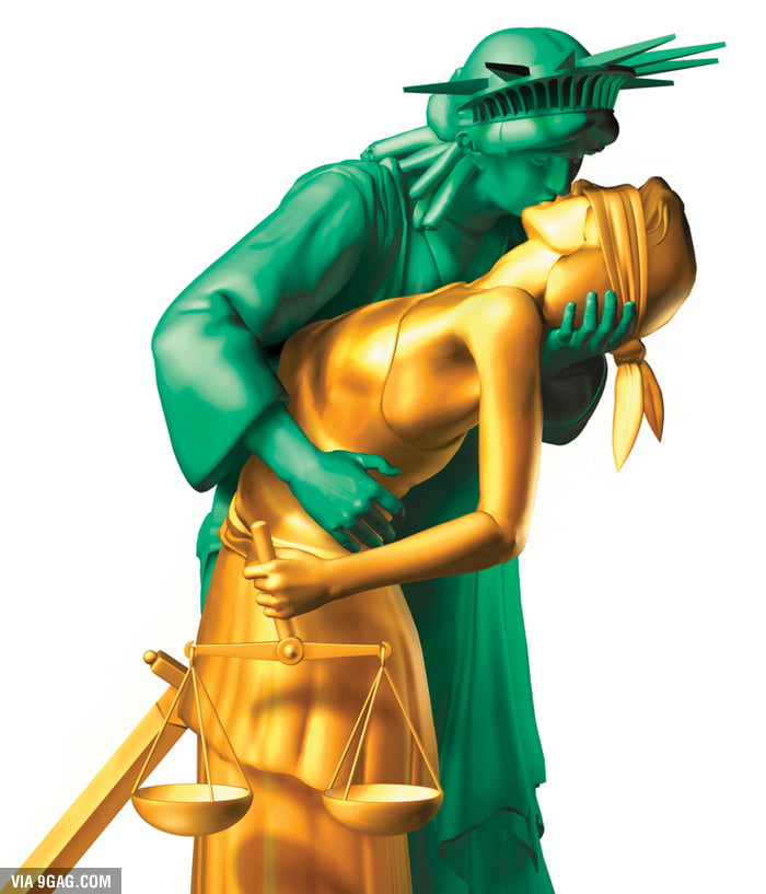 When Liberty finally kissed Lady Justice - Latest News.