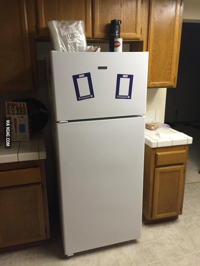Just bought a new fridge, I guess it was imported from Canada 9GAG