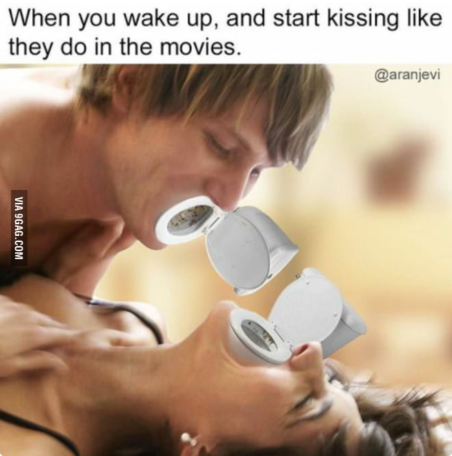 The Good Morning Kiss 9gag