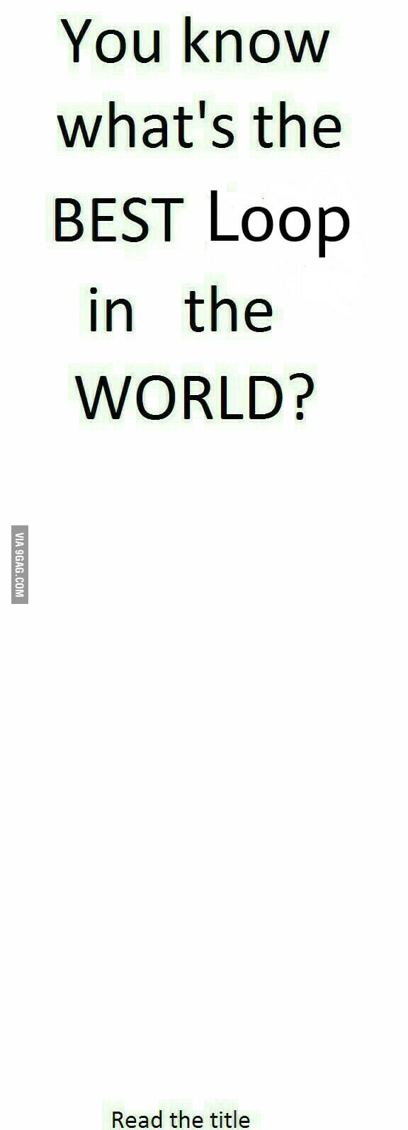Read the first comment - 9GAG
