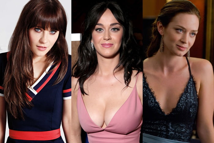 Zooey Deschanel, Katy Perry and Emily Blunt also look like long lost sister...