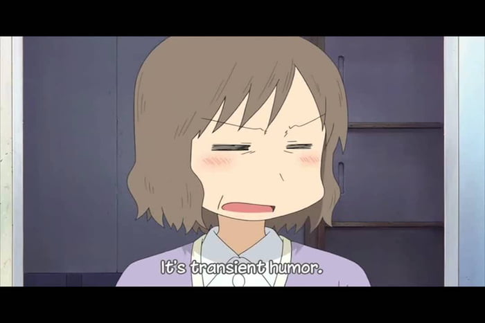 First time watching nichijou, and this my favorite character (ehh~ chan ...