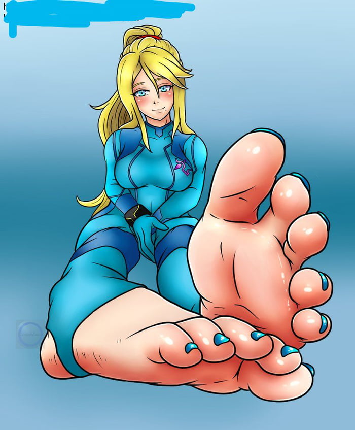 Samus feet wearing stirrups - Anime & Manga.